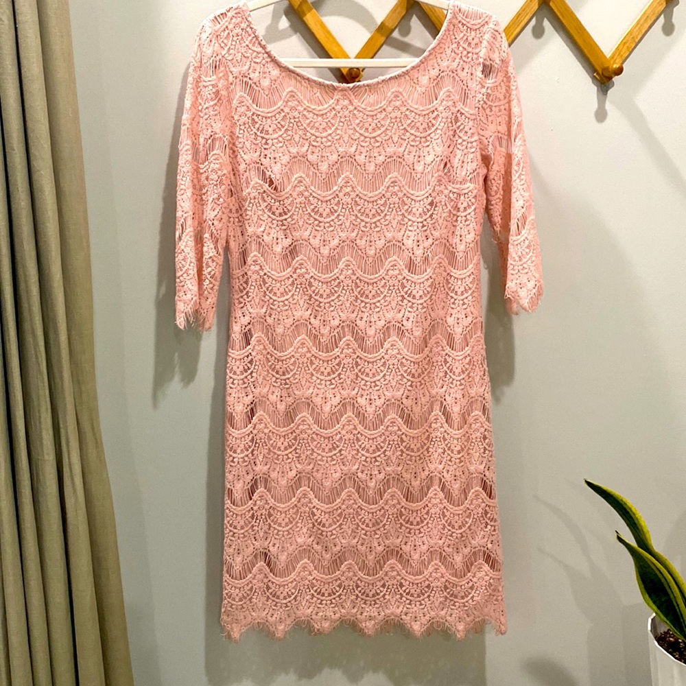 All Over Lace Dress. sz L